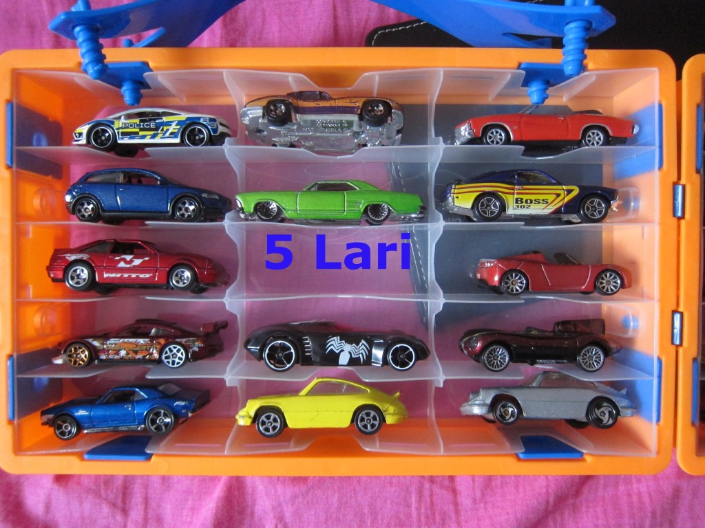 Original Hot Wheels Car Storage Box for Diecast 1:64 Voiture Display Box  Matchbox Collection Educational